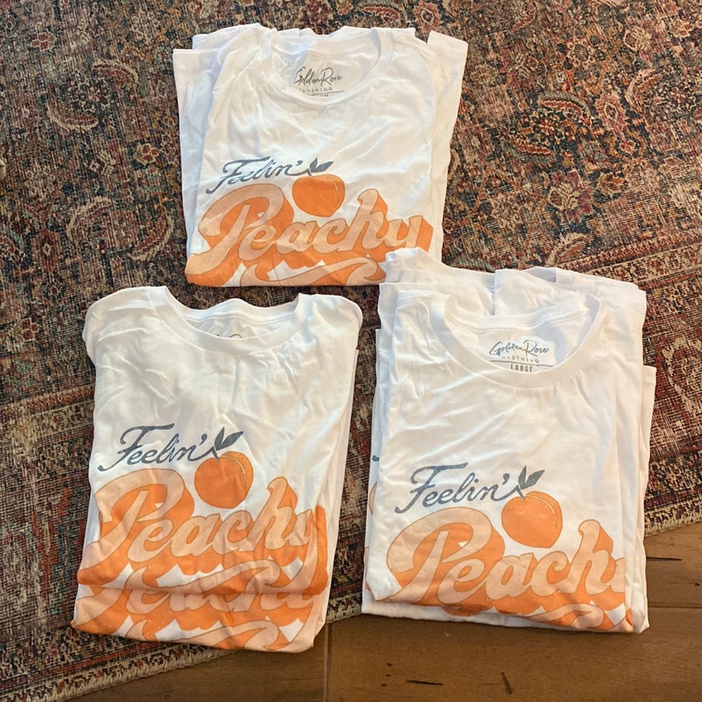 Feelin peachy tshirts